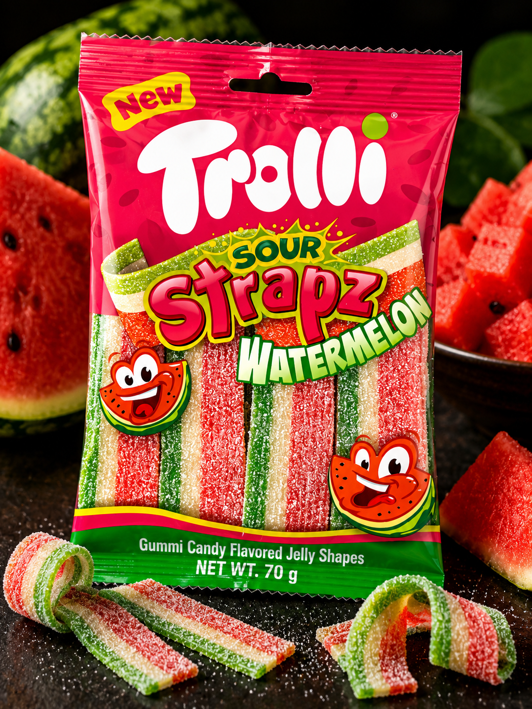 Sour Strapz Watermelon - Trolli