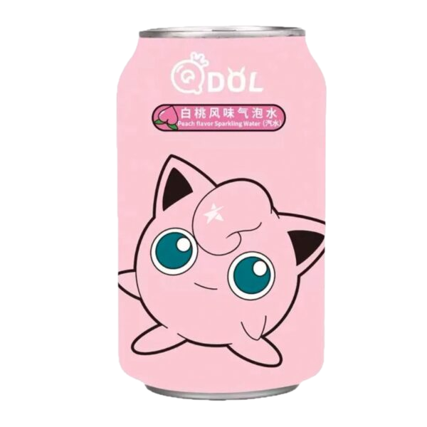 Qdol Pokemon Jigglypuff Peach Flavoured 330ml