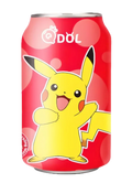 Qdol Pokemon Pikachu Strawberry Sparkling Water 330 ml