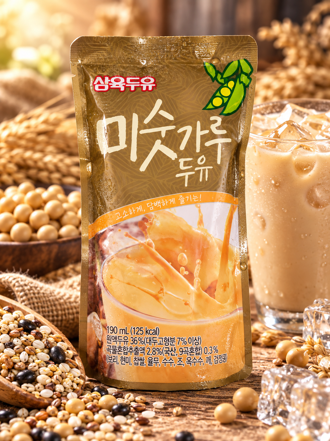Sahmyook Roasted Grain Soybean Milk – 190 ml