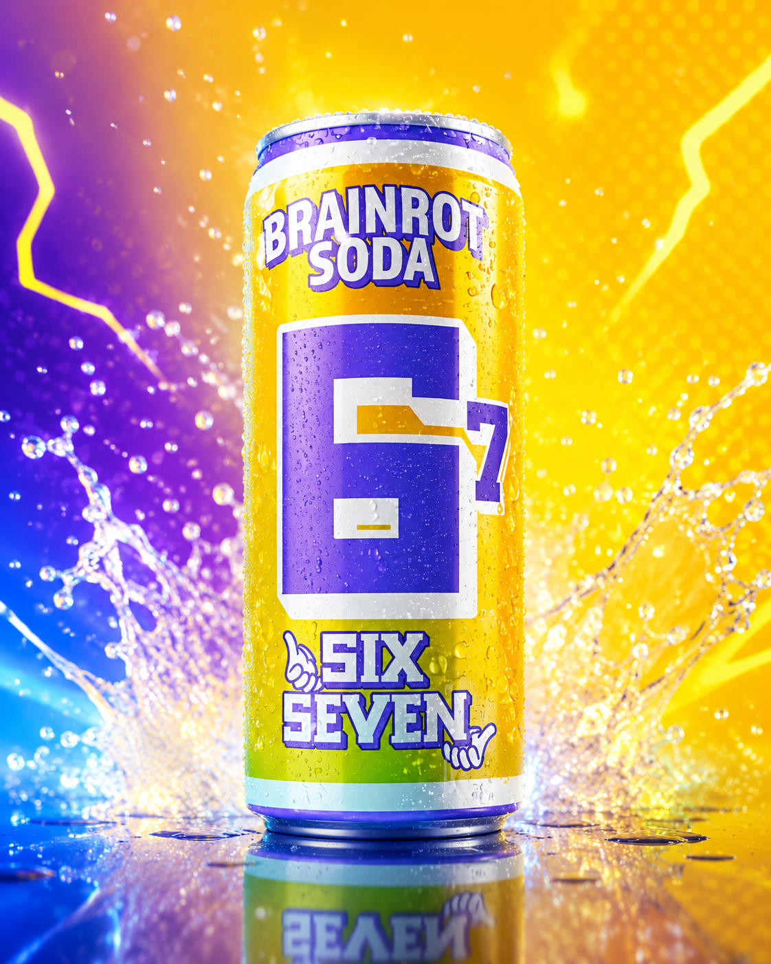 Brainrot Soda – Six Seven 67 - zero sugar