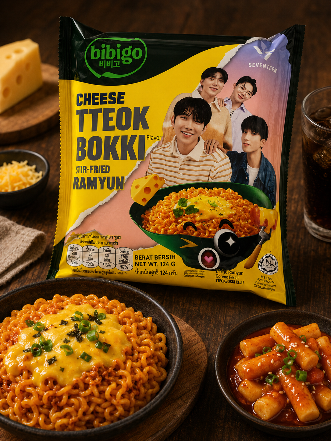 Bibigo Cheese Tteok Bokki Flavor